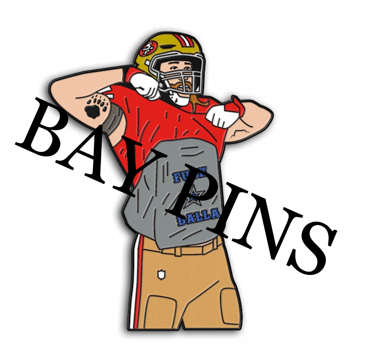 “F Dallas” Kittle Pin