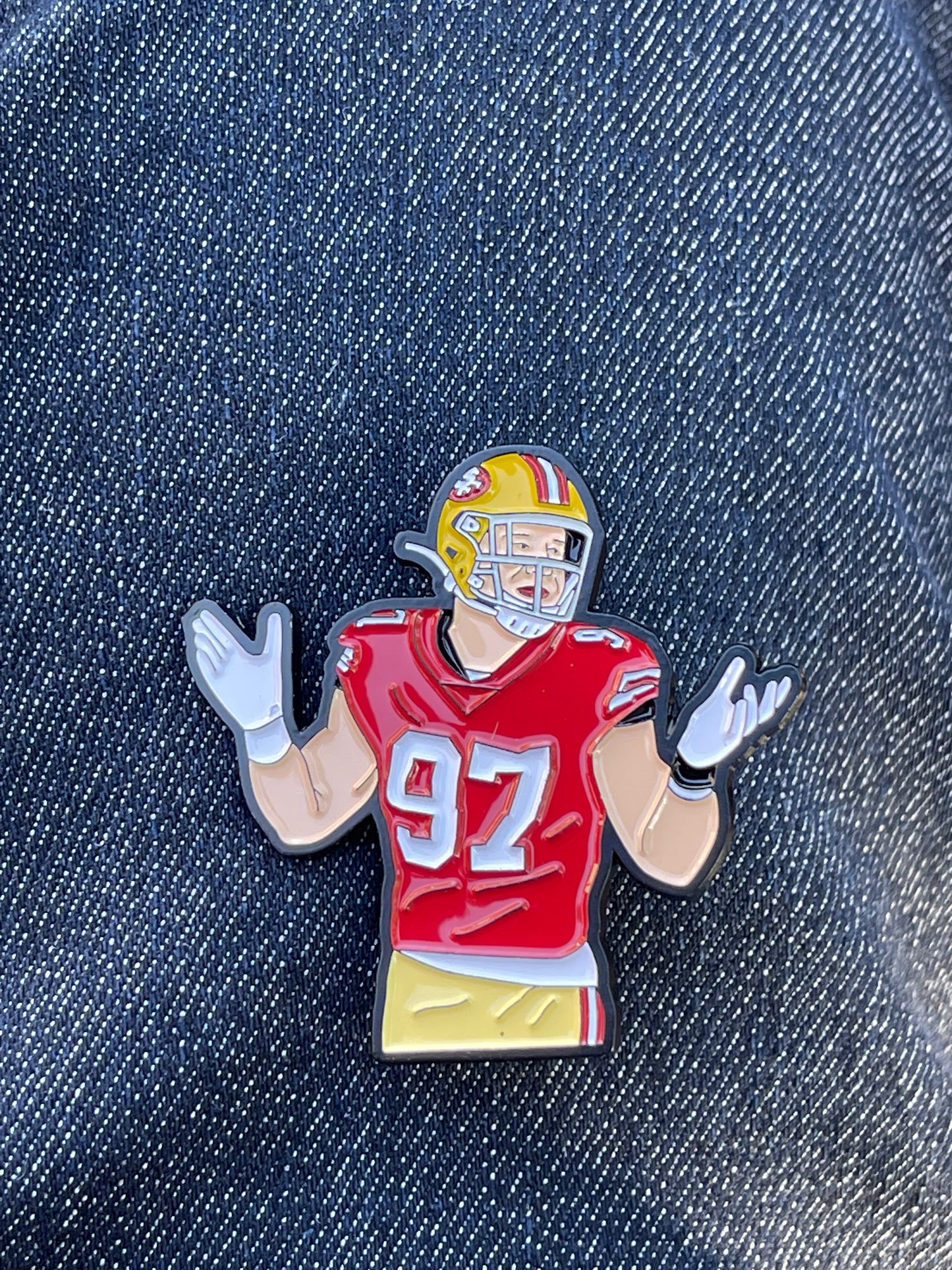 Nick Bosa Shrug