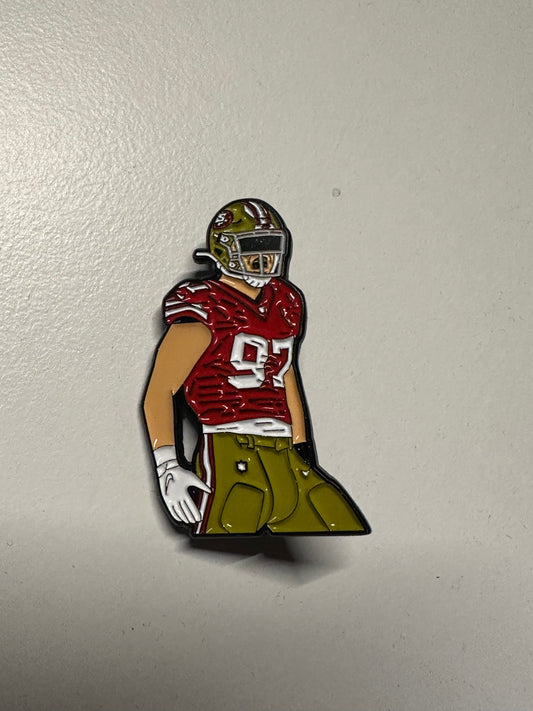 Nick Bosa sack pin